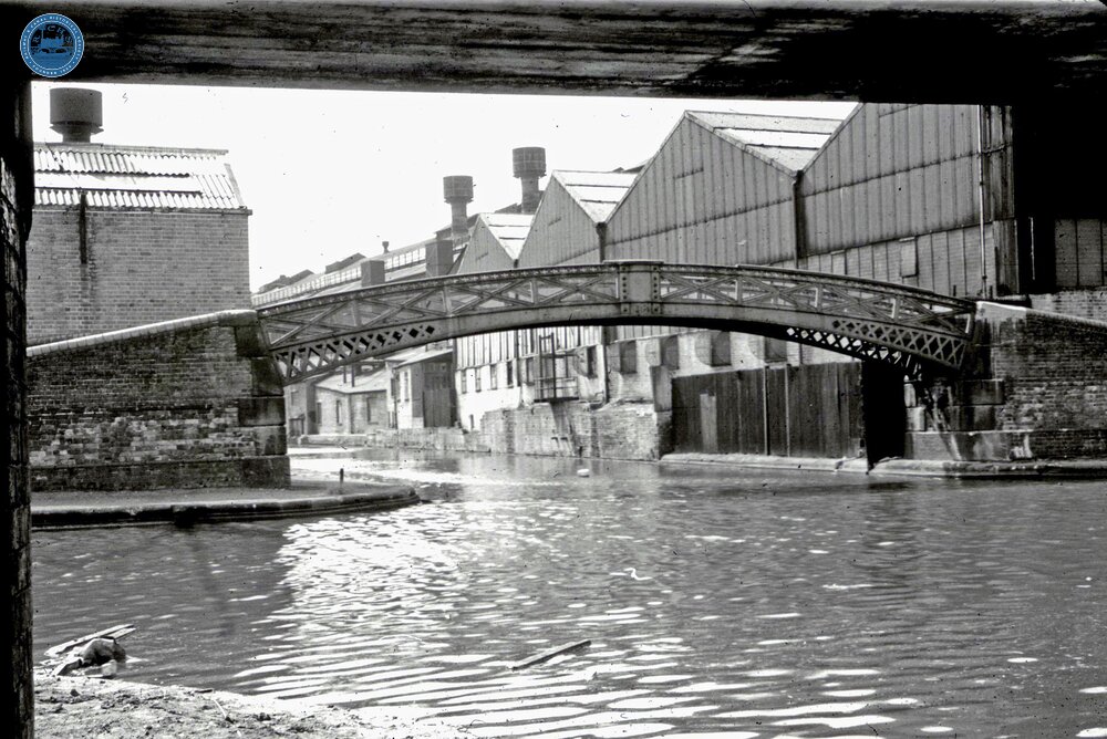  Rotten Park Junction, looking across the New Main Line towards the Icknield Port Road Wharf Loop (aka Rotton Park Loop). 1966