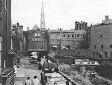 Gas Street Basin and stop lock. 9/1958