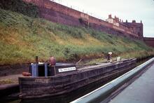 BCN Main Line, Smethwick, looking towards Winson Green Bridge., 1975?