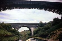 BCN New Main Line. Smethwick. Galton Bridge. 1975