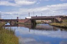 BCN Main Line. Pudding Green Junction and Albion Bridge. 11/07/1970