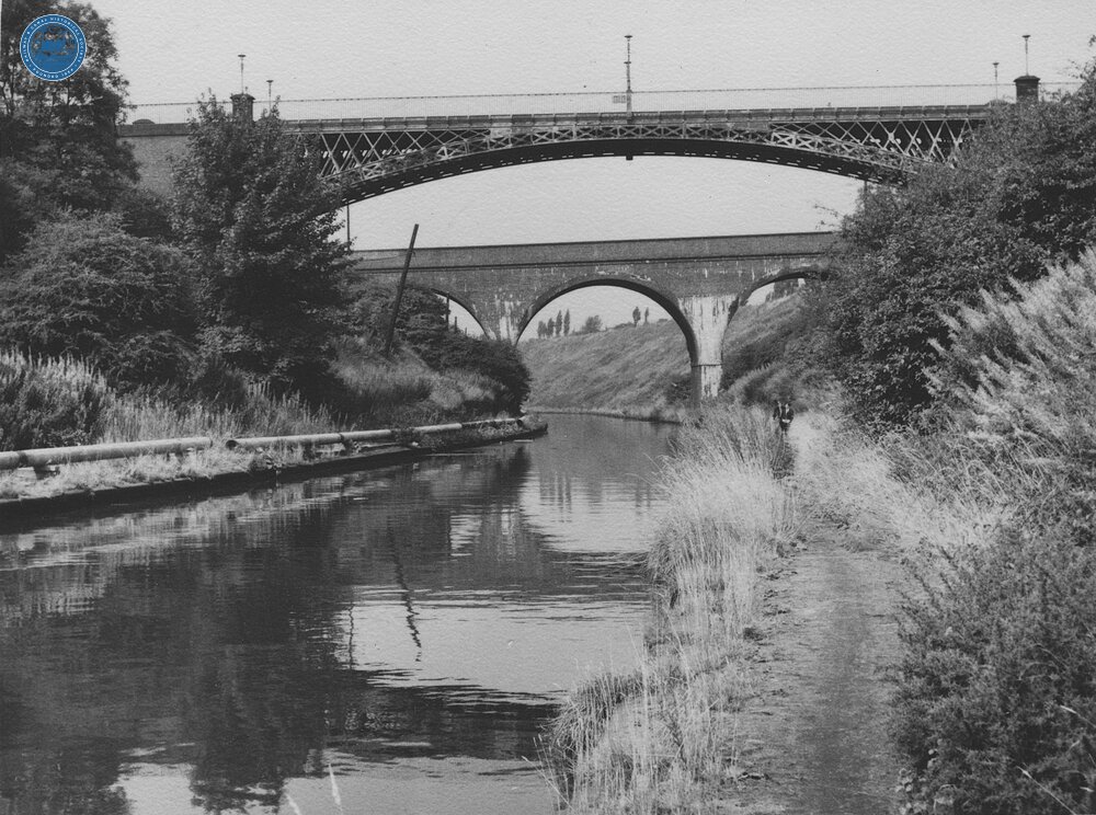 Galton Bridge, Railway Bridge Behind, 9 September 1966