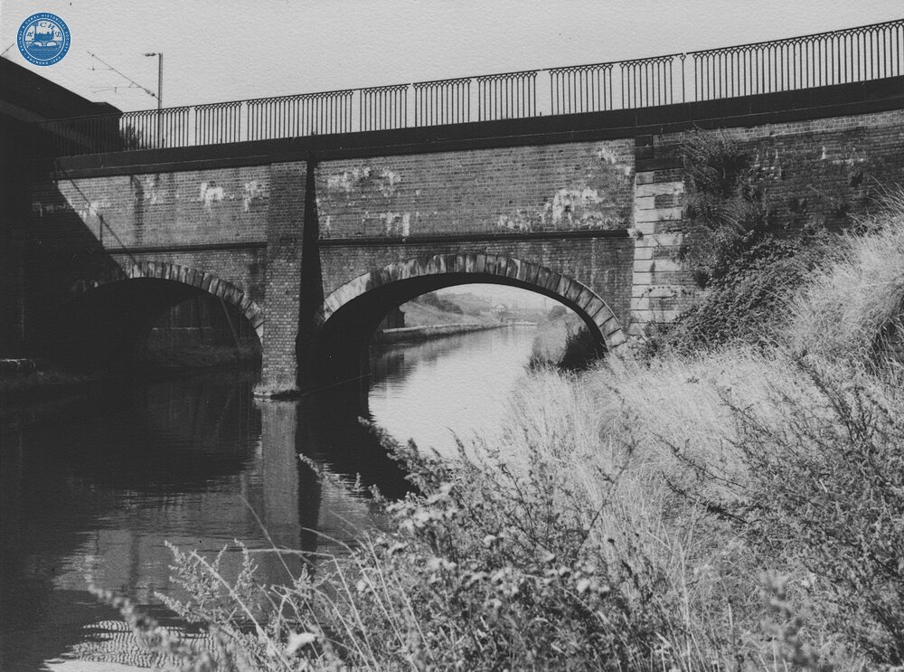 Steward Aqueduct, Old Main Line over New Main Line, 9 September 1966