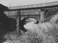 Steward Aqueduct, Old Main Line over New Main Line, 9 September 1966