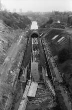 Construction of Galton Tunnel from Galton Bridge, New Main Line, 02/03/74