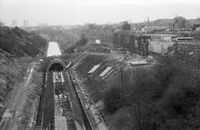 Construction of Galton Tunnel from Galton Bridge, New Main Line, 02/03/74