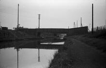 Union Furnace Bridge by Albion Station, New Main Line 1965