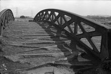 Bridge at Dudley Port Junction, New Main Line and Netherton Tunnel Branch, 27/05/72
