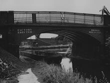 Factory Bridge, Tipton from West, 11 July 1966