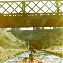Following day boats at Coseley Tunnel north end, Birmingham Canal Navigations Main Line, 21st March 1967