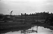 Road Lift Bridge in Factory Basin, New Main Line, 14/06/65