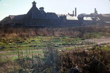 BCN. Mitchell & Butler’s Brewery by the Wolverhampton Flight. 1976
