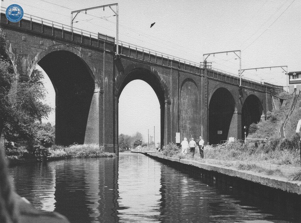 Wolverhampton Flight, Oxley Viaduct 1849, Between Locks 16 & 17, 29 May 1978