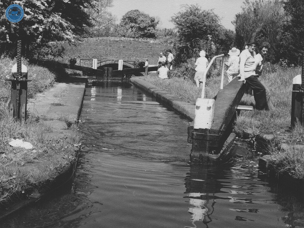 Wolverhampton Flight, Dunstall Park Bridge, Lock 19, 29 May 1978