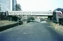 Wolverhampton Lock 14, Main Line, Birmingham Canal Navigations, May 1967