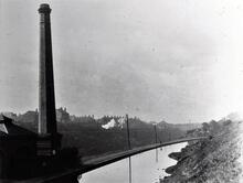 BCN New Main Line: Smethwick Deep Cutting and pump house