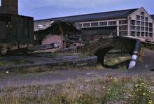 BCN Old Main Line: Top Lock Smethwick. 09/09/1966 [Shows old top lock]