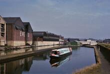 BCN Old Main Line: Top Lock Smethwick and bridge. 09/09/1966 {JUPITER (of Preston Brook)}