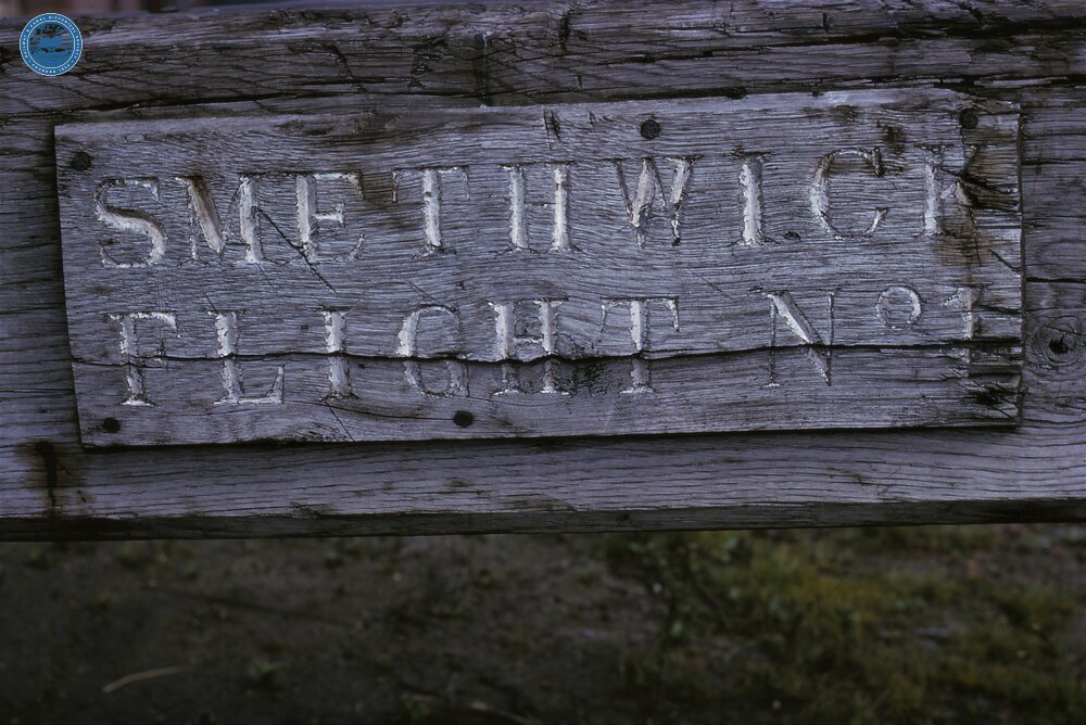 BCN Old Main Line: Name of Lock on balance beam, Smethwick Old lock. 09/09/1966