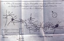 BCN plan, Gentleman's Magazine, 1771