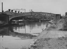 Accommodation Bridge at Bromford Junction (Old Line), 9 September 1966