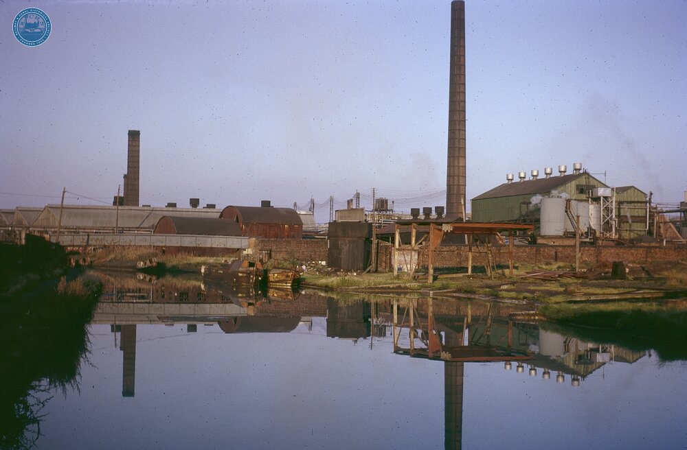 Clayton's Yard Oldbury after closure, Old Main Line, Birmingham Canal Navigations, Oct 1966