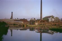 Clayton's Yard Oldbury after closure, Old Main Line, Birmingham Canal Navigations, Oct 1966
