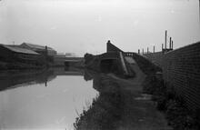 Brades Hall Junction, Gower Branch to right, looking West along Old Main Line 1965