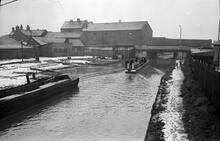 Stone Street Bridge and Old Boat yard, Oldbury, Old Main Line, 04/12/66