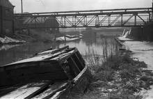 Junction of Old Main Line and Titford Canal looking north, 04/12/66
