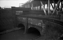 Stewart Aqueduct Old line over New line, 20/02/72