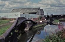 BCN Titford Canal locks 4 and 5. 28/8/1982