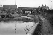 Alexandra Road Bridge and Lock, Tipton, Toll End Canal, 10/12/66