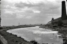 BCN Bradley & Wednesbury Oak Loop: South from under Tup Street Bridge. 1959