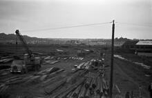 Bloomfield Basins from Railway looking W, Wednesbury Oak Loop, 14/06/65