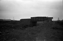 Howles Bridge at the entrance to the Rotton Brunt Shortening, Wednesbury Oak Loop, 14/06/65