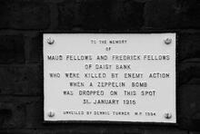 Plaque near Bradley Workshops
