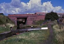 BCN Dudley No 1 Canal. Parkhead- Delph. Mill Street Bridge and junction with basin (old line). 13/09/1966