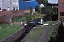 BCN Dudley No 1 Canal. Parkhead- Delph. Lock 1 Delph. 18/09/1983