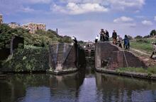 BCN Dudley No 1 Canal. Parkhead- Delph. Delph Lock No 7. 29/05/1967