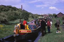 BCN Dudley No 1 Canal. Delph locks looking up flight. 29/05/1967
