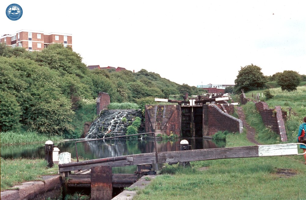 Brierley Hill, Delph locks. May 1970