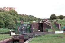 Brierley Hill, Delph locks. May 1970