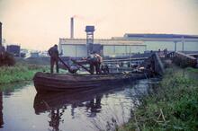 Dudley No 1 Canal. Round Oak Steel Works. Spoon Dredger