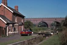 BCN Dudley Canal. Dudley Tunnel – Parkhead. Parkhead Lock3 &BCN Cottage 156. 24/09/1989
