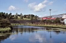 BCN Dudley No 1 Canal. Parkhead- Delph. Brierley Hill S Bend. 18/09/1988