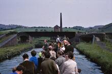 BCN Dudley No 2 Canal. Parkhead Windmill End. Boat trip approach to Windmill End Junction. 02/06/1968