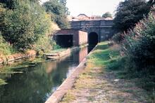 Dudley No 2 Canal. Gorsty Hill Tunnel and tug house. 1976