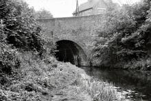 BCN Dudley No 2 Canal: Heywood bridge  beyond the current limit of navigation in Halesowen.
