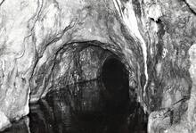BCN Dudley No 1 Canal: Inside Dudley Tunnel. 1962